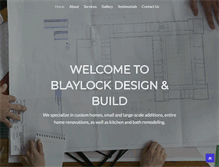 Tablet Screenshot of blaylockdesignandbuild.com